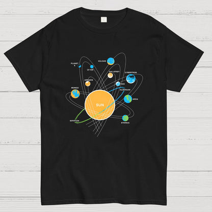 Solar System Geeky T-Shirt