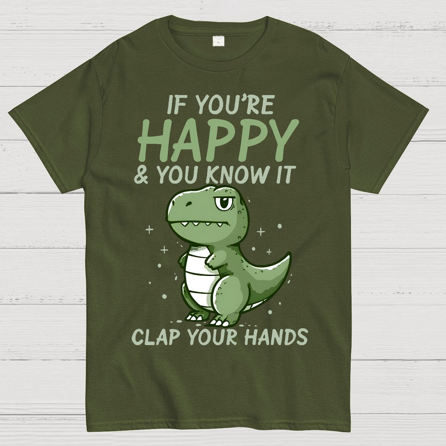 If you are happy, clap your Geek T-Shirt