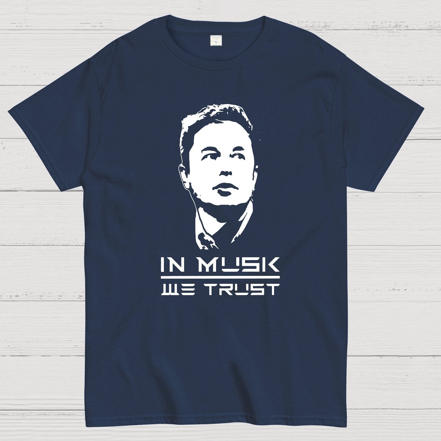 We Trust Geek Rocket Space Force Mars Moon Alien Science Nerdy T-Shirt