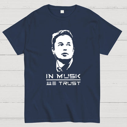 We Trust Geek Rocket Space Force Mars Moon Alien Science Nerdy T-Shirt