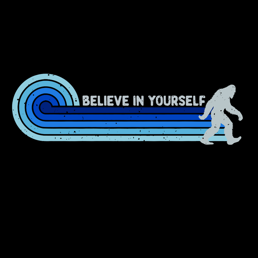Vintage Creature Believe In Yourself Geek T-Shirt