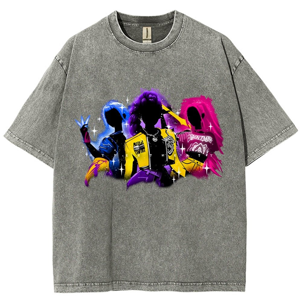 The Huntrix Vintage Distressed T-shirt