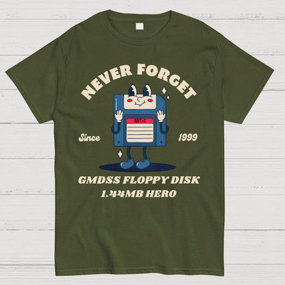 GMDSS Floppy Disk Hero Geek T-Shirt