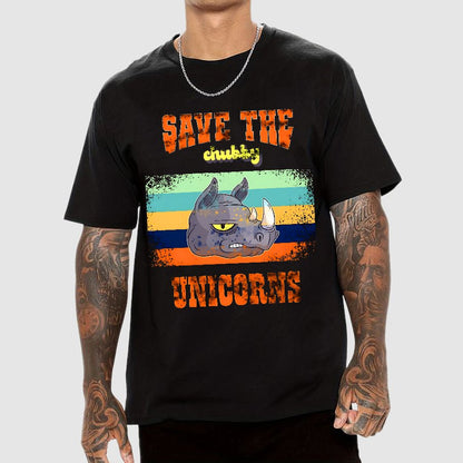 Save the Chubby Unicorns Geek T-Shirt