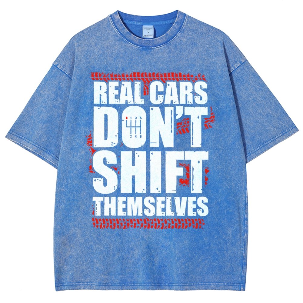 Manual Transmission Gearhead Vintage Distressed T-shirt