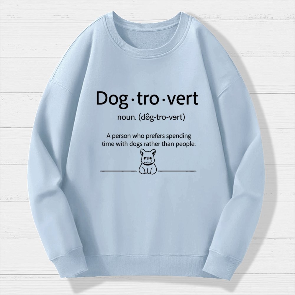 Dog-Tro-Voy Geek Cotton Sweatshirt