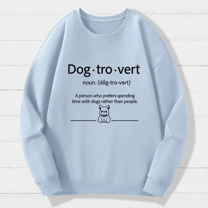 Dog-Tro-Voy Geek Cotton Sweatshirt