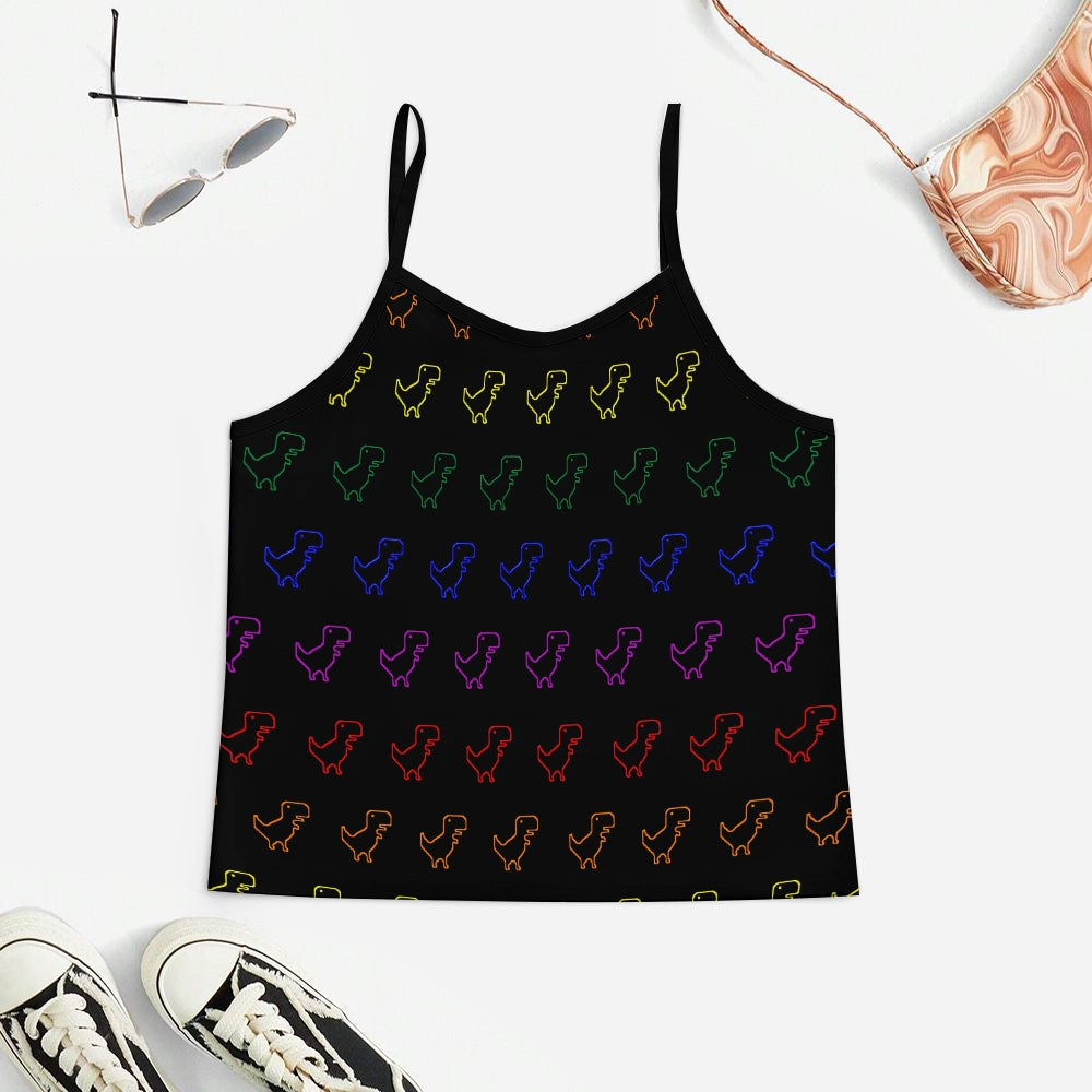 Tyrannosaurus Game Women's Geek Suspender Cami Set
