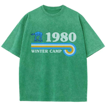 Winter Camp Vintage Distressed T-shirt