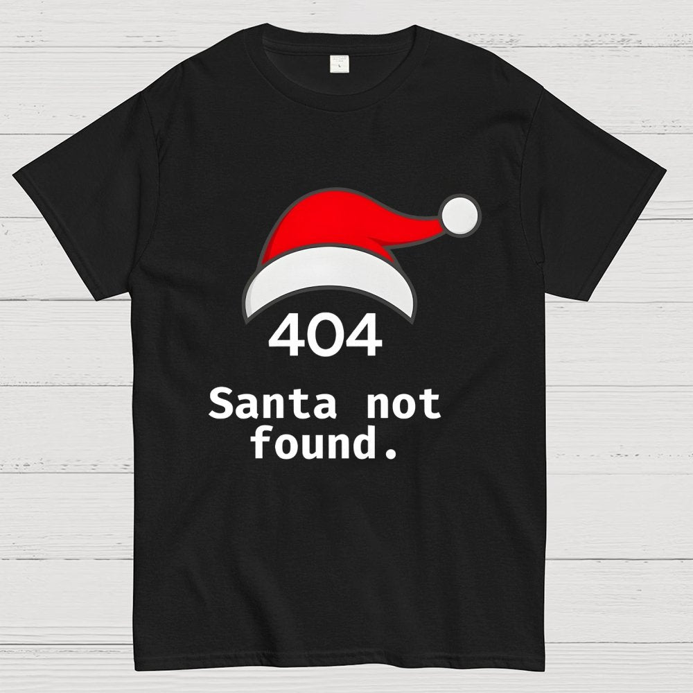 404 Santa Not Found computers joke Geek T-Shirt