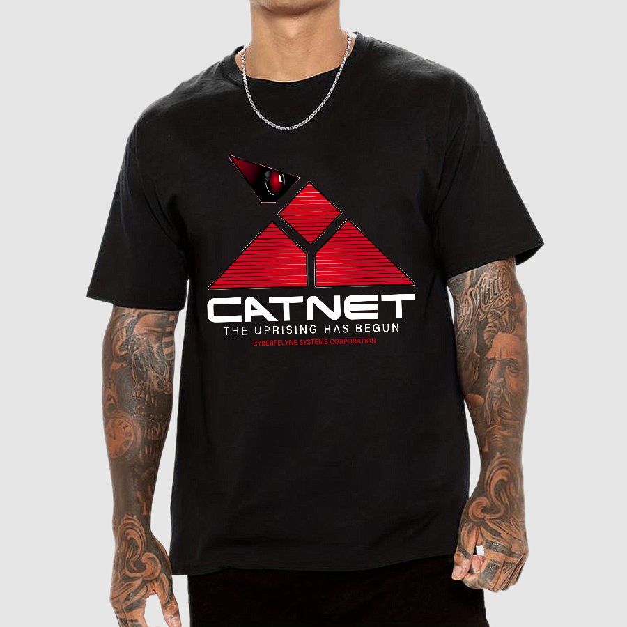 Rise Of The Meowchines Geek T-Shirt
