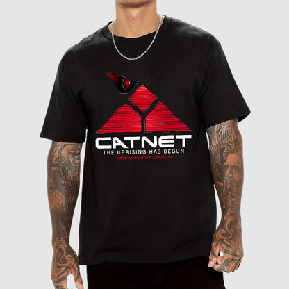 Rise Of The Meowchines Geek T-Shirt