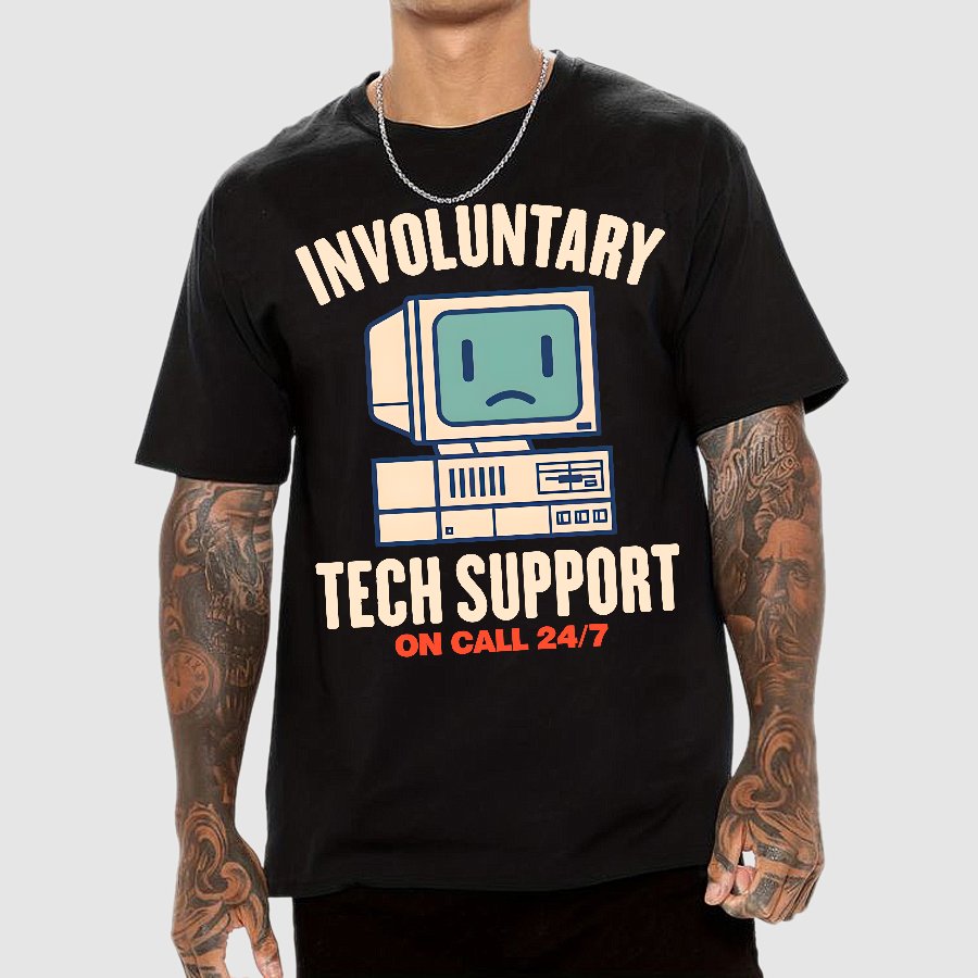 Involuntary Tech Support Geek T-Shirt