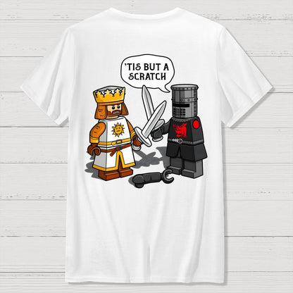 King Vs Knight Front And Back Printing Geek T-Shirt