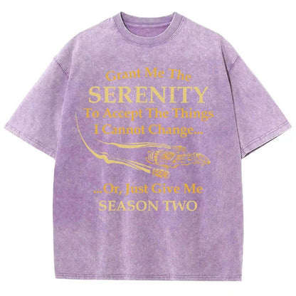 Grant Me Serenity Vintage Distressed T-shirt