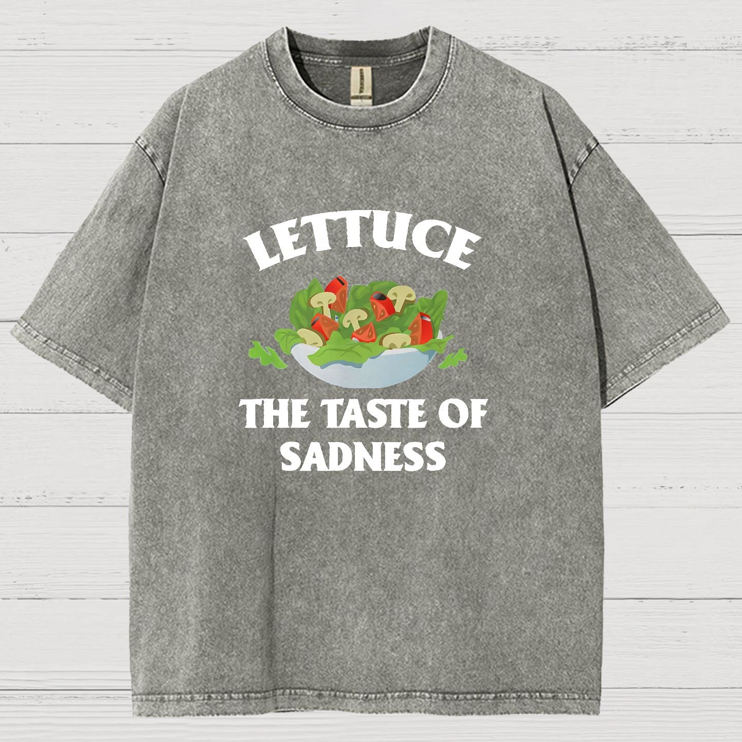 Lettuce The Taste Of Sadness Vintage Distressed T-shirt