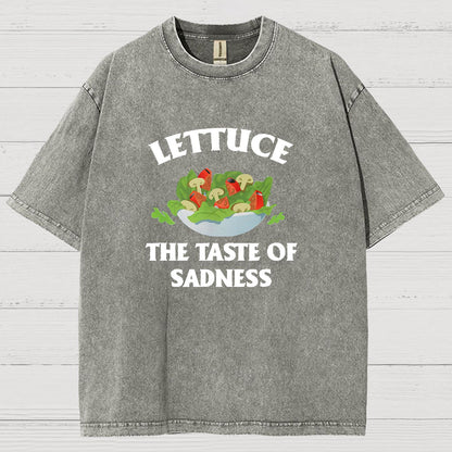 Lettuce The Taste Of Sadness Vintage Distressed T-shirt