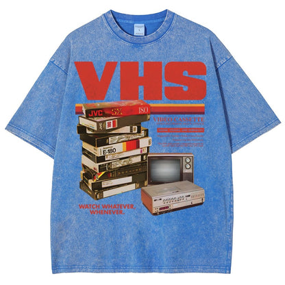 Vintage VHS Tapes  Vintage Distressed T-shirt
