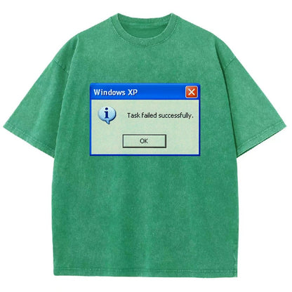Task Failed Successfully Vintage Distressed T-shirt