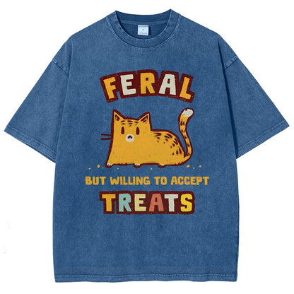 Slightly Feral Vintage Distressed T-shirt