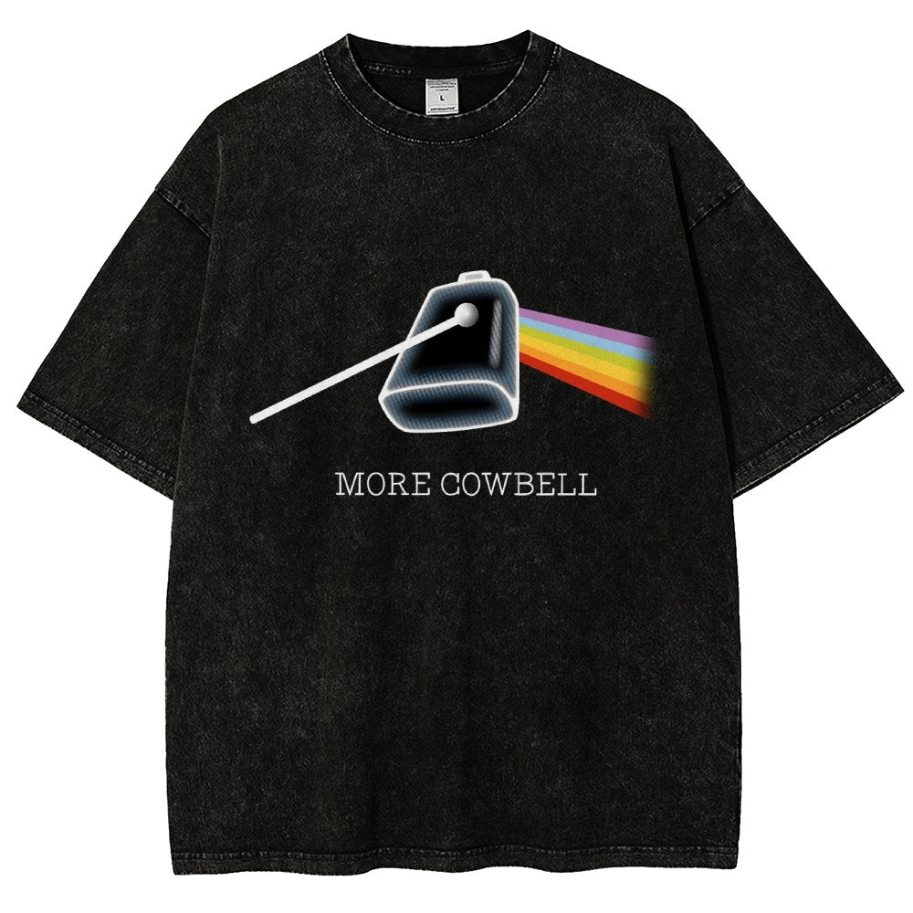 More Cowbell Vintage Distressed T-shirt
