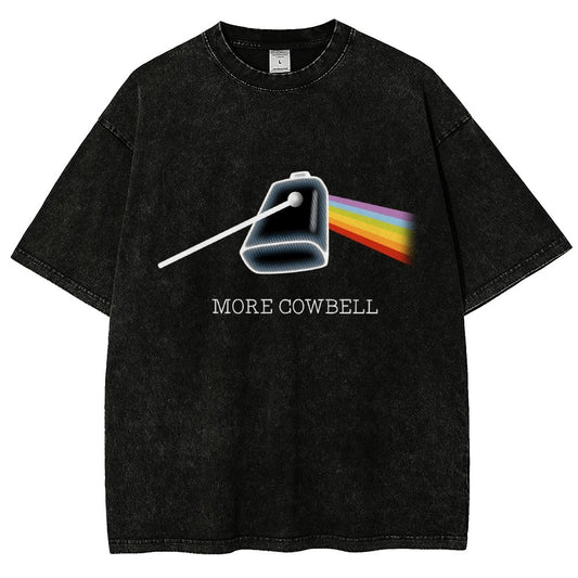More Cowbell Vintage Distressed T-shirt