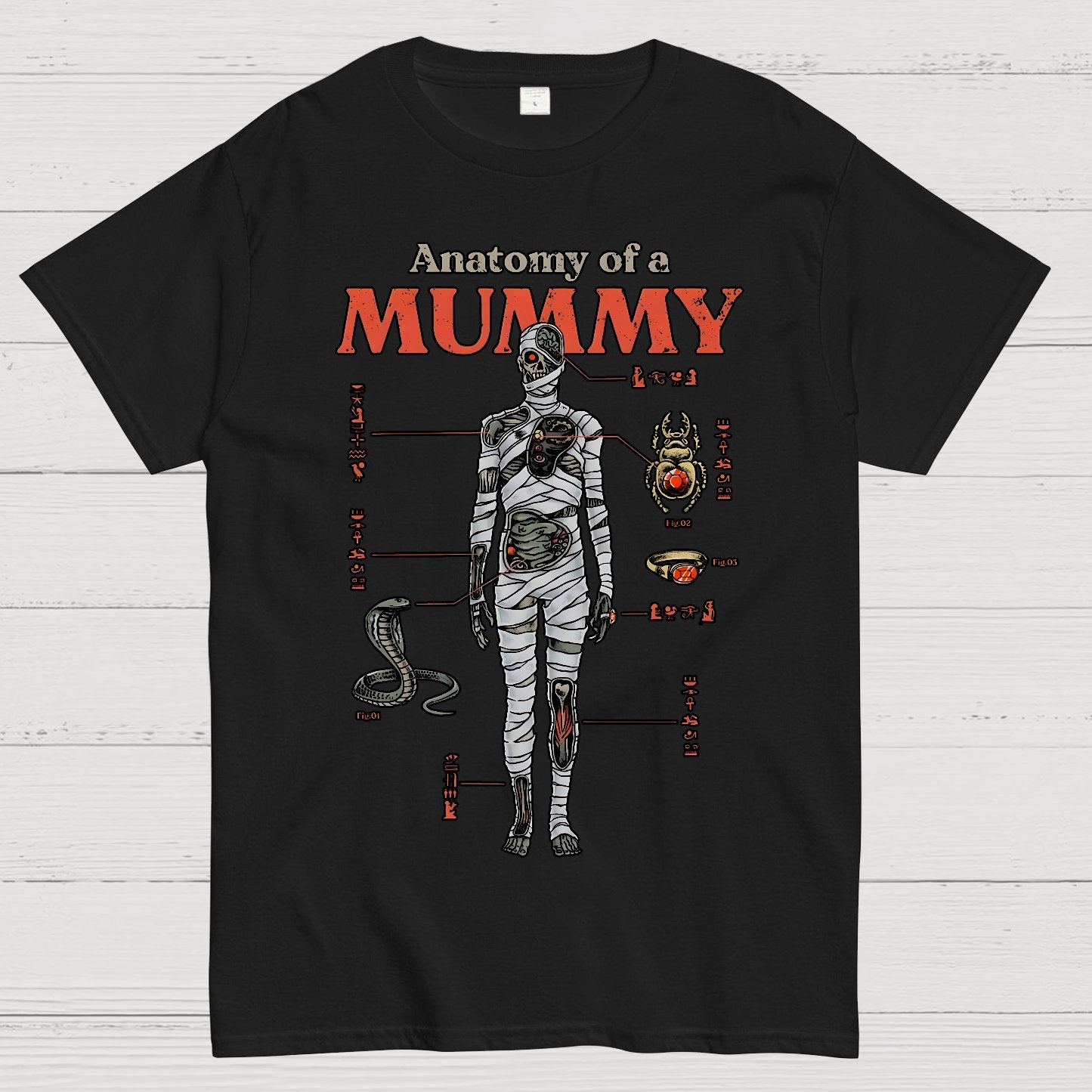 Mummy Anatomy Geek T-Shirt