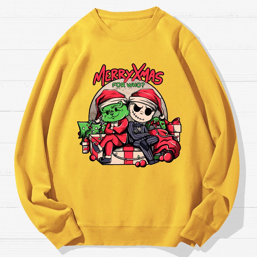 Limited Edition Christmas Retro Culture Geek Cotton Sweatshirt