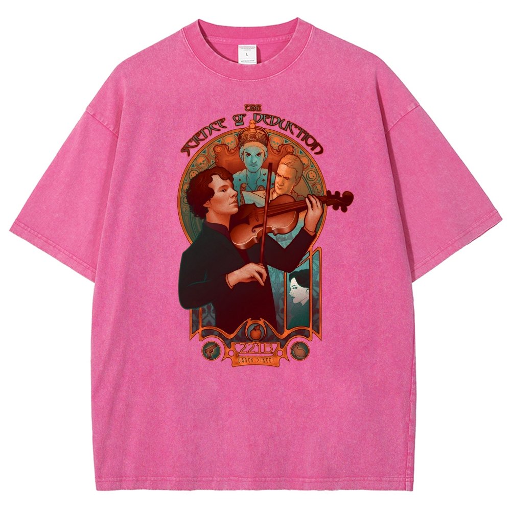 The Science of Deduction Vintage Distressed T-shirt