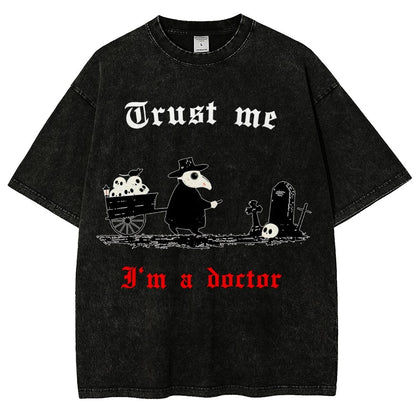 Trust Me I'm A Doctor Vintage Distressed T-shirt