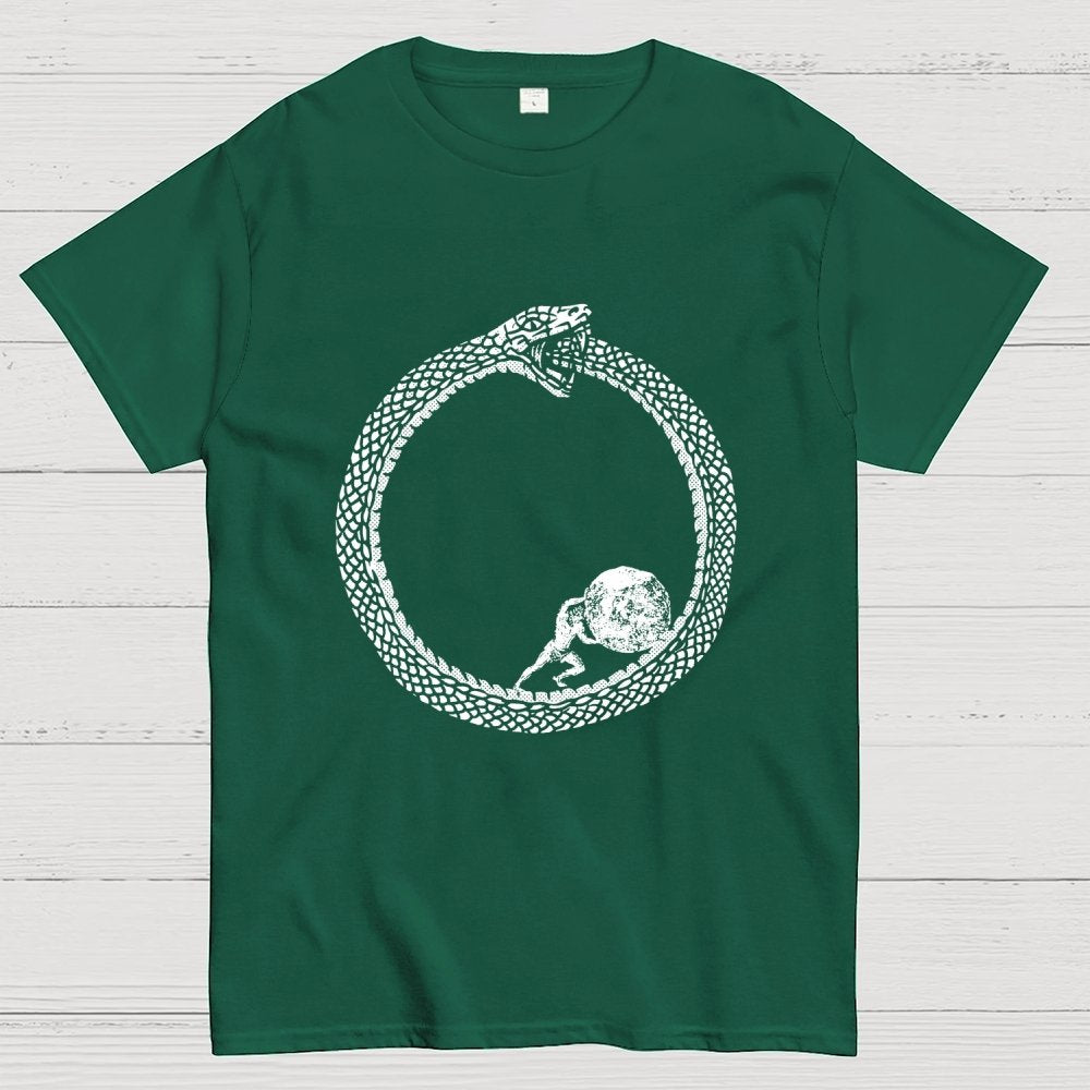 Sisyphus In Ouroboros Geek T-Shirt