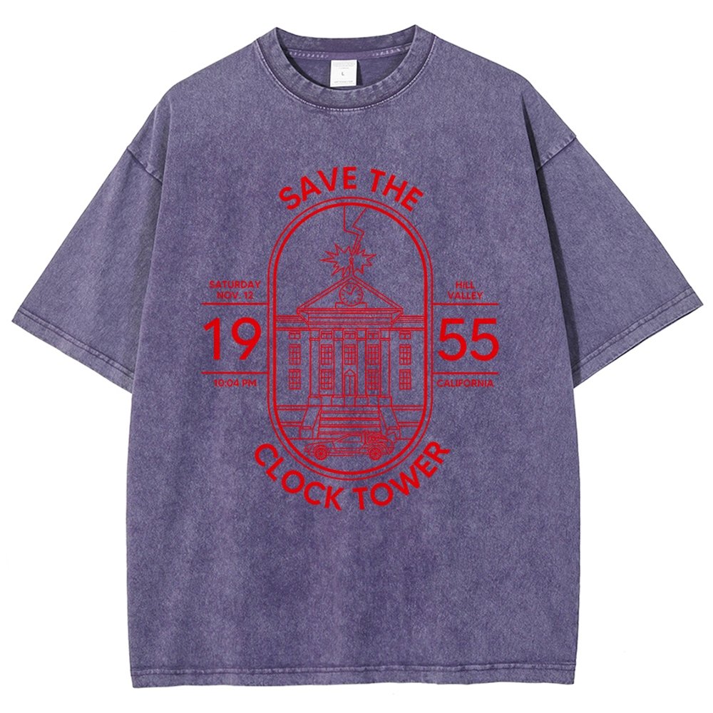 Save the Time Marker Vintage Distressed T-shirt