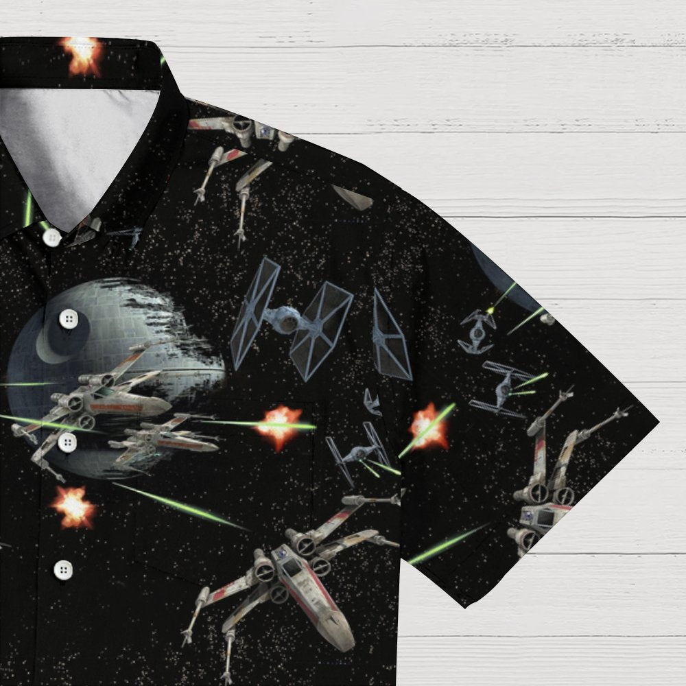 Tie The Fighter Geek Hawaiian Shirt