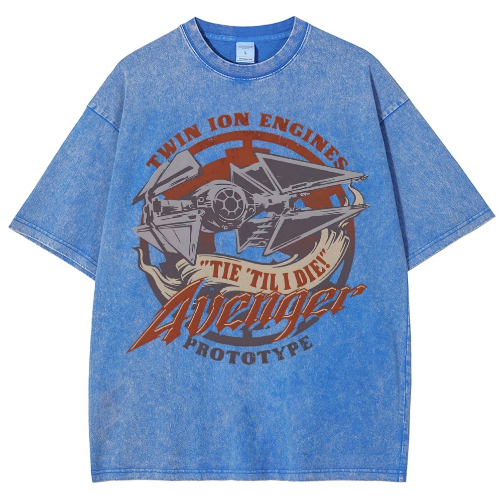 WING 'Til I Die! Vintage Distressed T-shirt