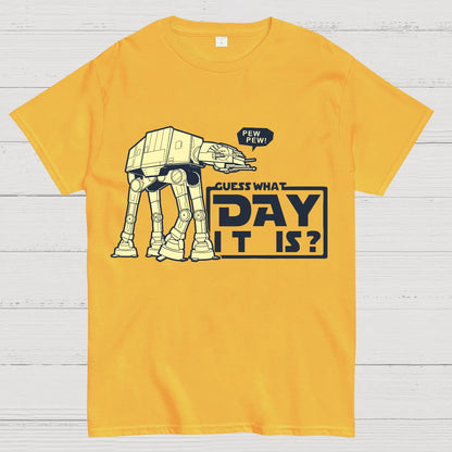 Pew Pew! Guess What Day It Is？Geek T-Shirt