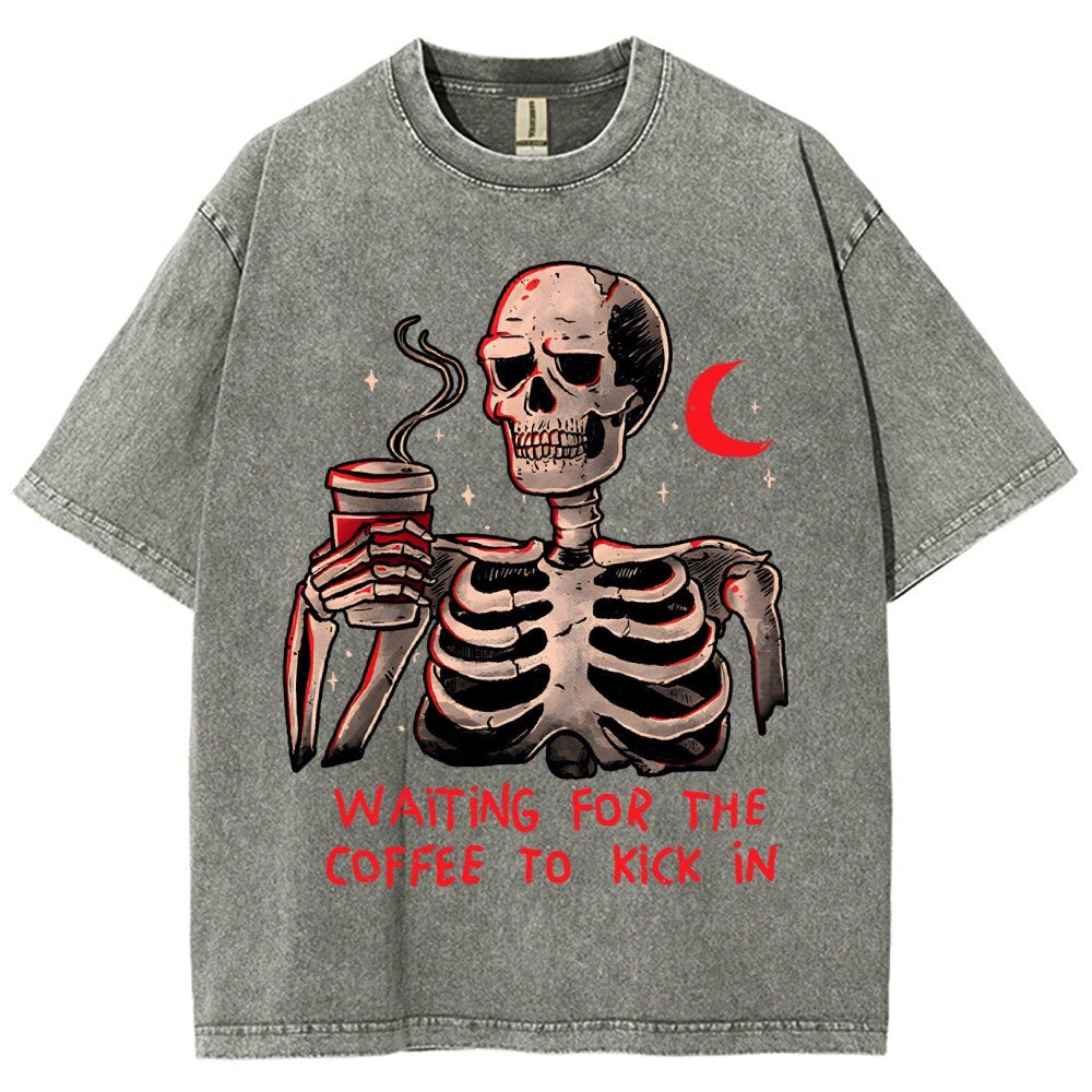 Coffee Keeps Me Alive Vintage Distressed T-shirt