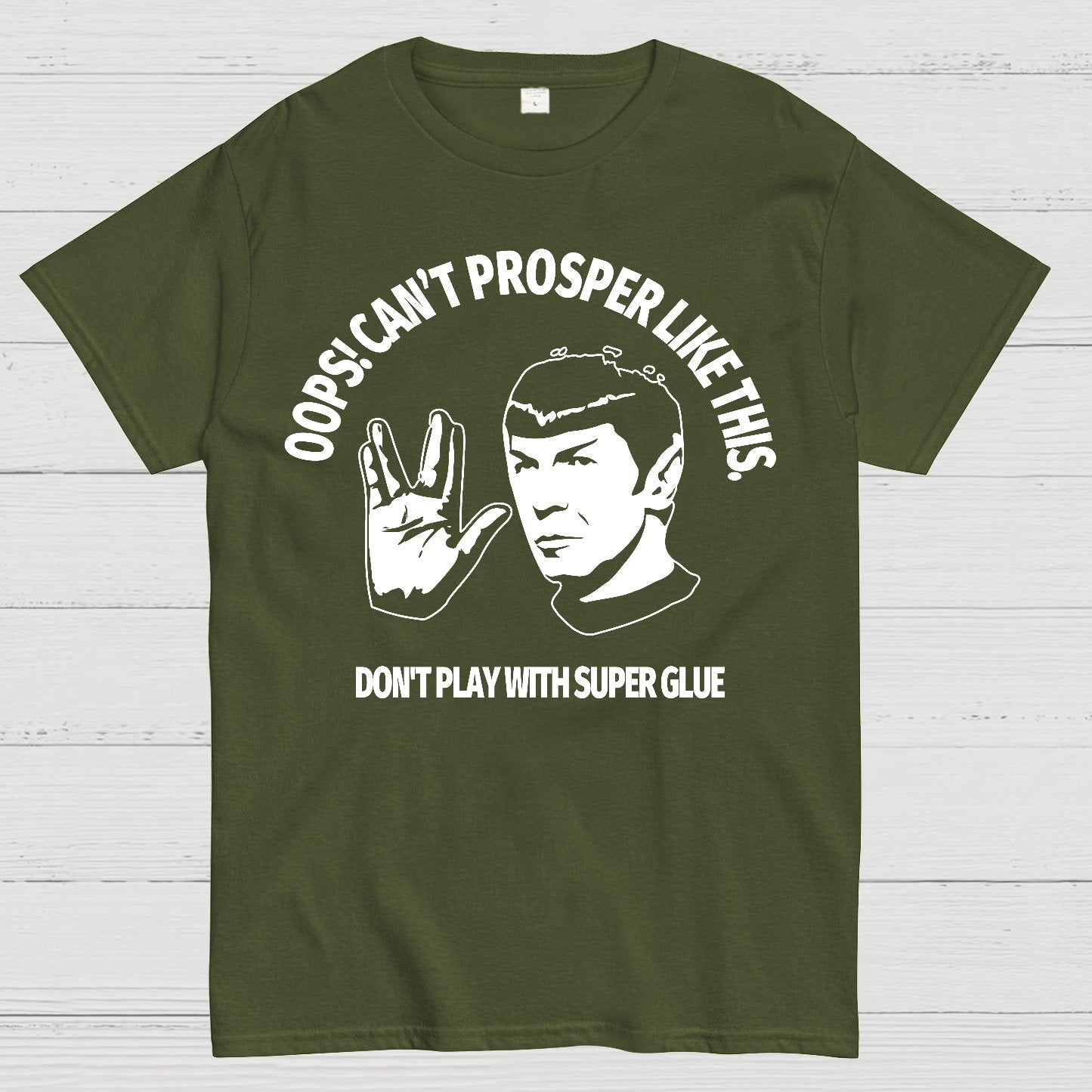 Oops! Can’t Prosper Like This. Funny Geek T-Shirt