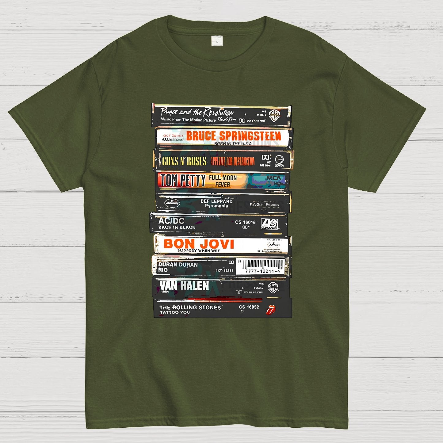 Vintage Rock Cassettes Geek T-Shirt