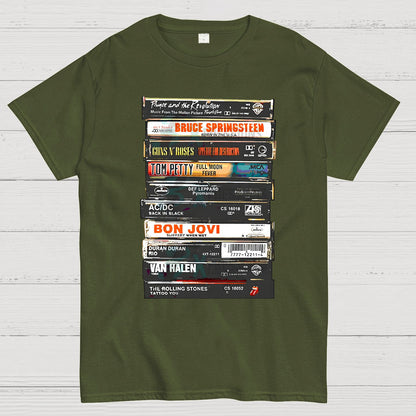 Vintage Rock Cassettes Geek T-Shirt