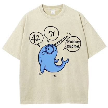 42-π Vintage Distressed T-shirt