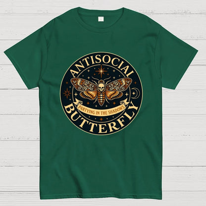 Antisocial Butterfly  Geek T-Shirt