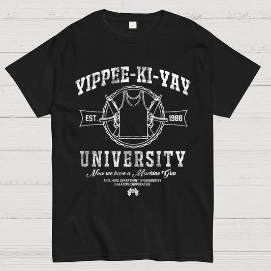 Yippee-Ki-Yay University Geek T-Shirt