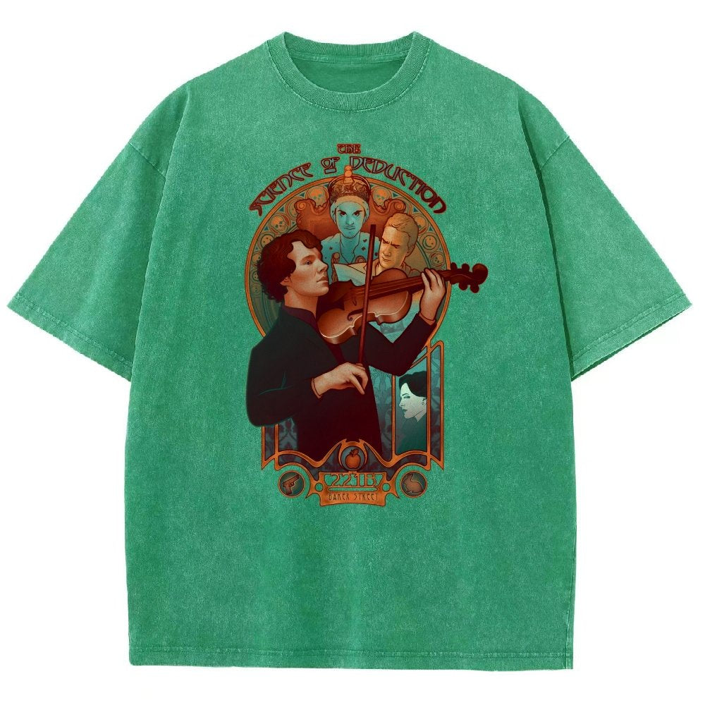 The Science of Deduction Vintage Distressed T-shirt