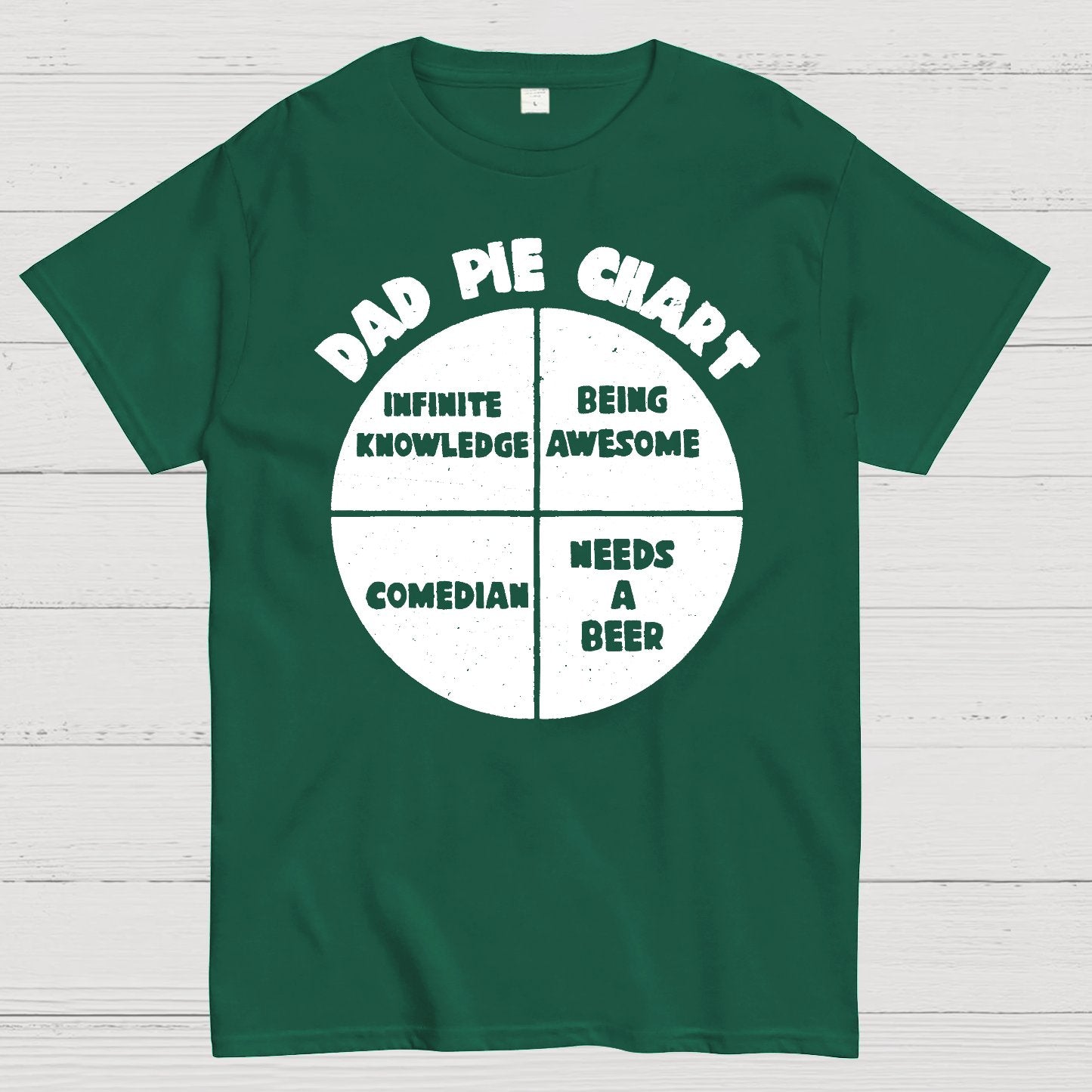 Dad Pie Chart Geek T-Shirt