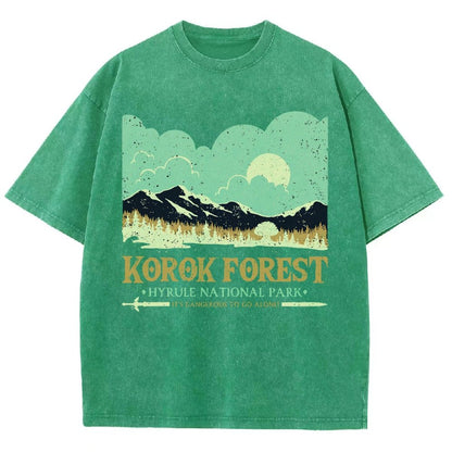 Legendary Forest Vintage Distressed T-shirt