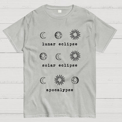 Lunar Eclipse Solar Eclipse Apocalypse Geek T-Shirt