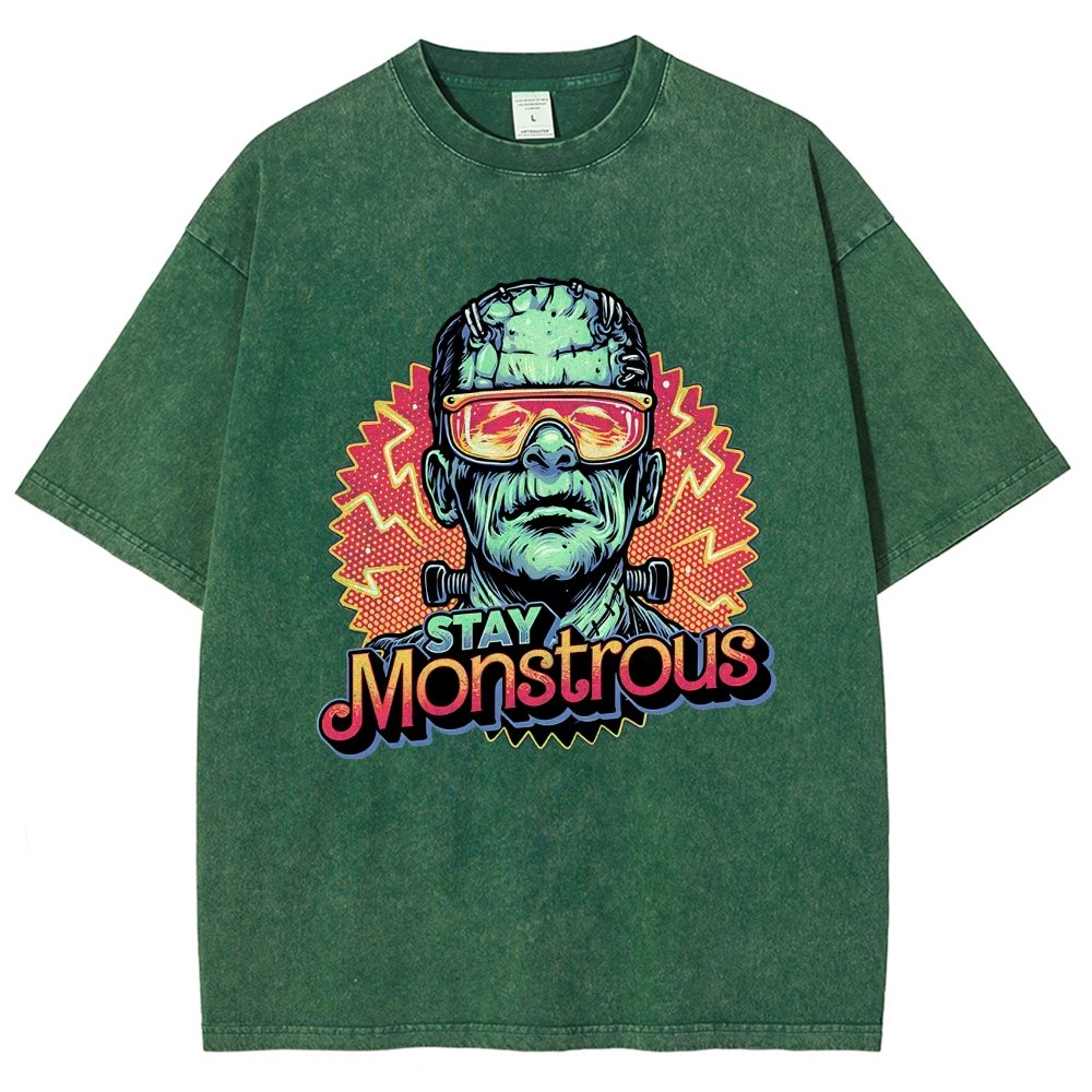 Stay Monstrous Vintage Distressed T-shirt
