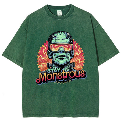 Stay Monstrous Vintage Distressed T-shirt