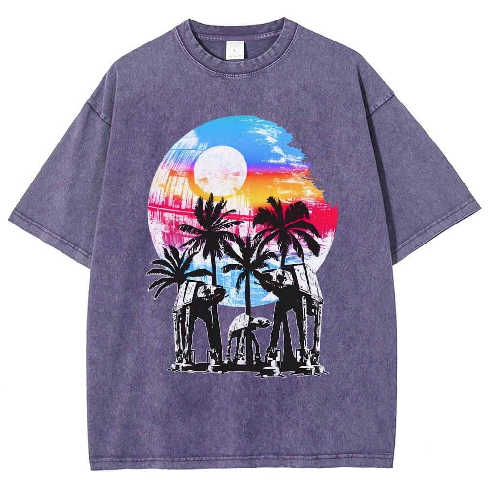 Summer Assault Vintage Distressed T-shirt