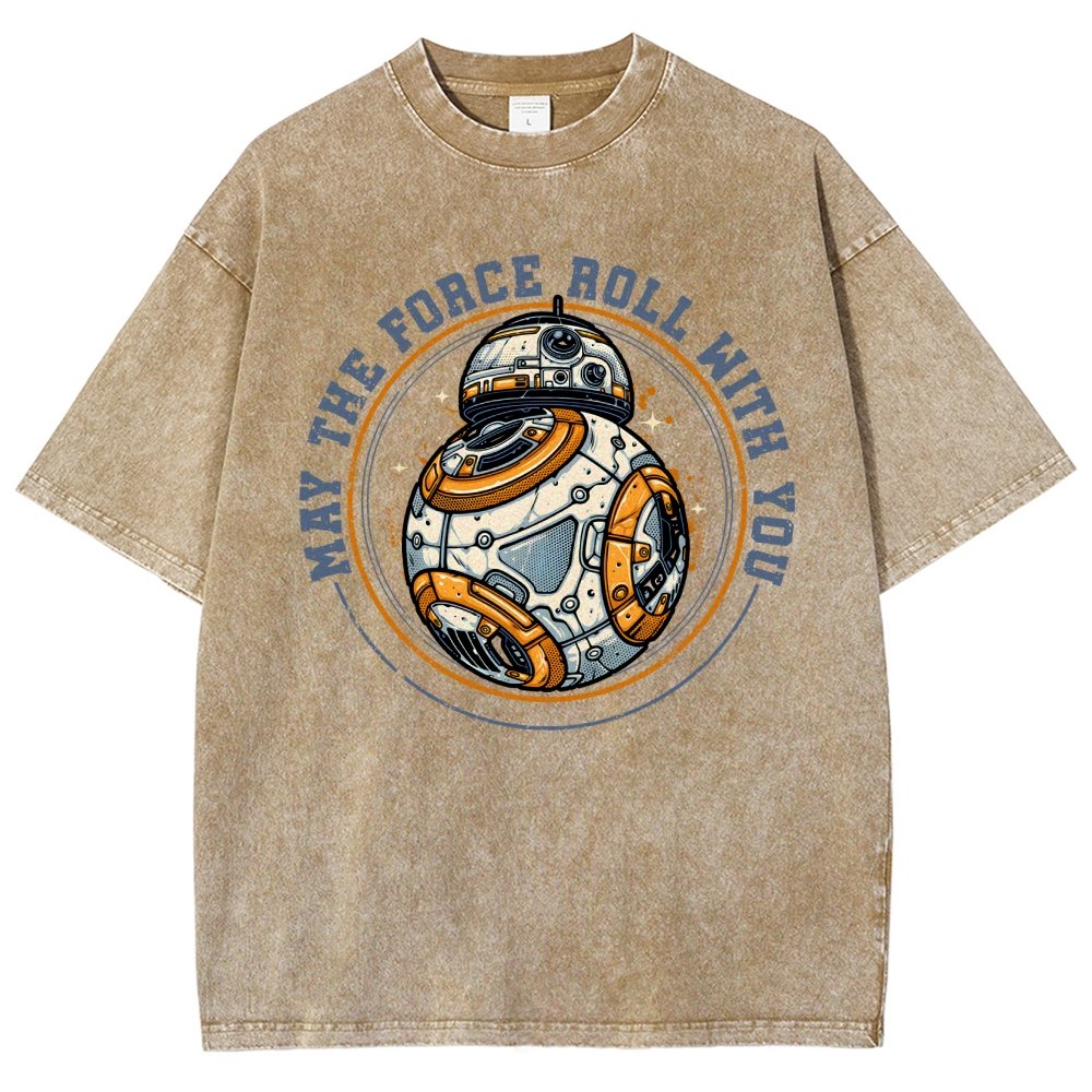 May the power roll with you Vintage Distressed T-shirt